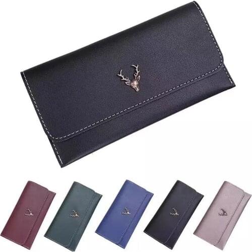 Women Wallets Fashion Long Leather Top Quality Card Holder Classic Female Purse Zipper Wallet For Women