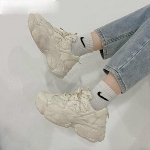 2021 New Fashion Women Casual Shoes Platform Shoes Women Dad Sneakers Ladies White Vulcanized Shoes Trainers Chaussure Femme