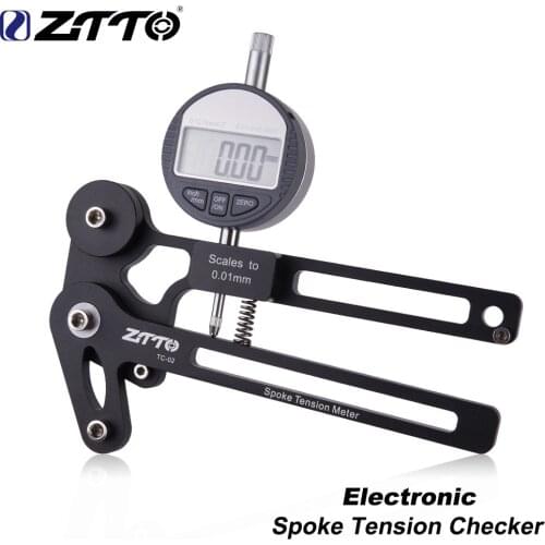 ZTTO TC-02 Bicycle Spokes Tension Checker Meter Electronic High Precision Reliable Mechanical Instrument Accurate Stable Tool