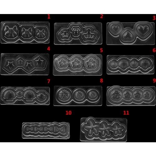 1Pcs DIY Template Manicure Decoration Multi-Type 3D Nail Art Silicone Mold Stamper Carving