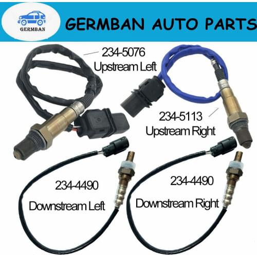 4Pcs 234-5076 234-5113 234-4490 Upstream+Downstream Oxygen Sensor For Ford F-150 3.5L Turbo 2011-2014 BA5Z9F472C