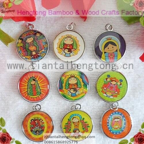 Free ship 25pcs/pack baby virgin of Guadalupe model, charm pendant,alloy pendant, religous pendant special offer