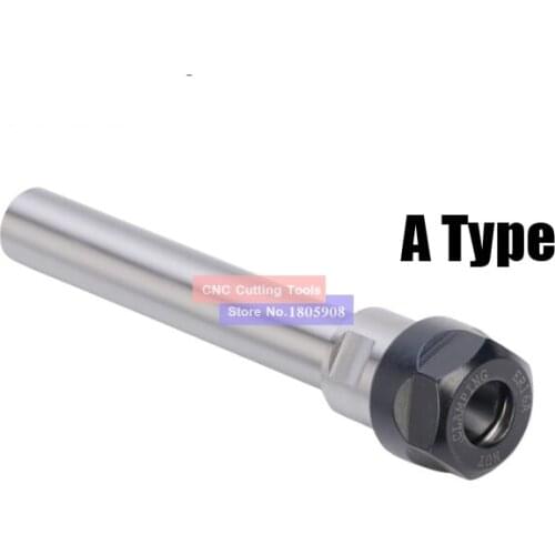 Collet Chuck Holder C8 C10 C12 C16 C20 C25 for ER8 ER11 ER16 ER20 Collet 100L 150 200 Extension Straight Shank ER11A ER16A ER20A