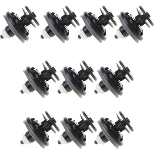 10 Pcs /Set Vehicle Car Buckle Fixed Door Panel Buckle Interior Trim Panel Fixing Clips Suitable for Golf Sagitar Passat