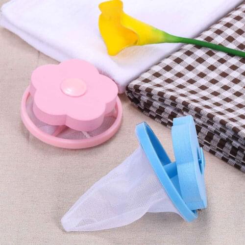 2/4/6Pc Washing Machine Filter Net Pouch Household Reusable Washer Hair Catcher Washing Machine Filter Bag Lint Traps Floating