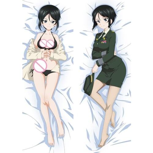 MMF girls und panzer anime Characters kadotani anzu darjeeling pillow cover pepperoni body pillowcase nishizumi maho Dakimakura