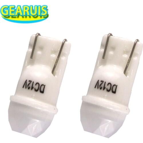 New Durable T10 W5W Ceramic 3D COB LED Diamond shape 30MA 194 192 168 12V Auto Car Bulb Reading Light License Plate Lights 12V