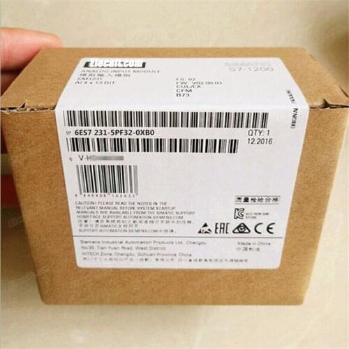 Original 6ES7231-5PF32-0XB0 S7-1200 SM 12316ES7 231-5PF32-0XB0 New PLC Analog input 8xAI RTD module