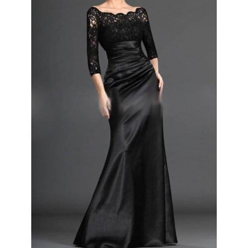 Mother of the bride dresses womens formal evening dress free jacket brides mother / groom suit dress bride dinner dress