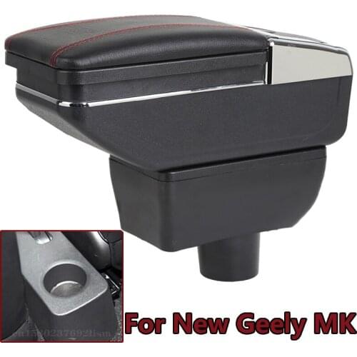 For New Geely MK Armrest Box Gc6 Armrest Box Central Store Content Storage Box New King Kong Armrest Box USB Interface