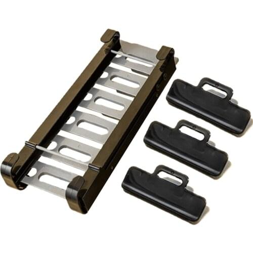 Hanging Storage Rack Refrigerator Food Bag Fridge Organizer Slide Rail Tray With Bag Space Saver For Kitchen Adjustable Basket