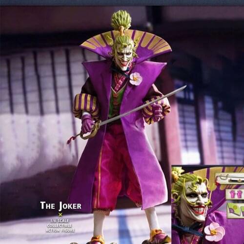 SA0079 1/6 The Joker Figure Model 12'' Male Clown Action Doll Full Set Toys for Collection In Stock
