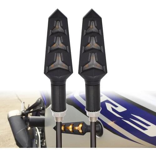 Motorcycle Signals Lamp Moto Turn Signal Light Flowing Water LED For KAWASAKI GTR1400 Concours Z1000SX NINJA 1000 H2 H2R ZX10R