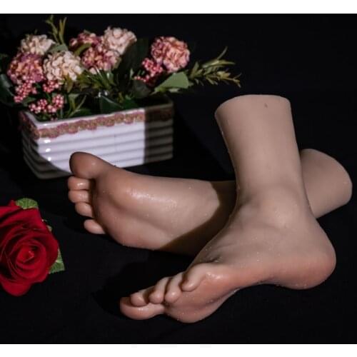 Foot Model Silicone Foot Mannequin Female Stockings Beautiful Feet Shooting Manicure Beautiful Feet