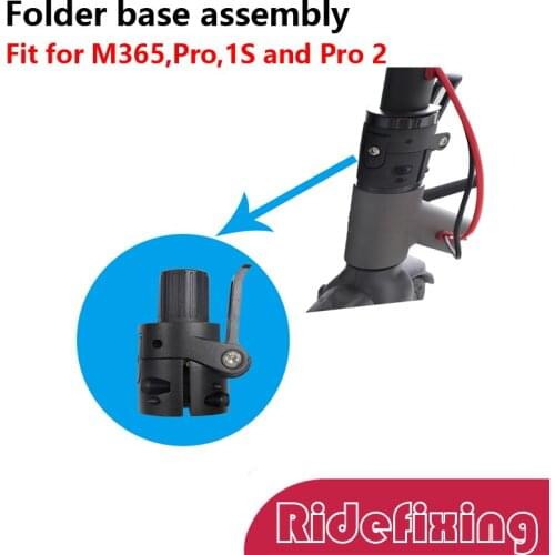 Ridefixing Aluminum Alloy Folding Pole Base For Mijia M365/Pro/1S / Pro Electric Scooter Folder Folding Rod Scooter Accessories