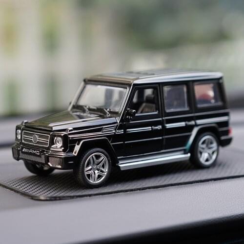 1:32 Alloy Pull Back Model Car Model Toy Sound Light Pull Back Toy Car For G65 SUV AMG Toys For Boys Children Gift