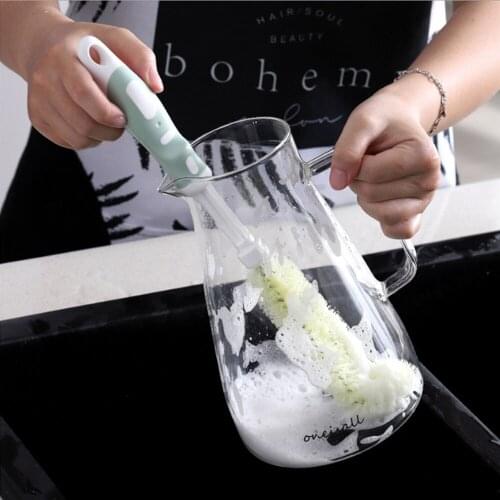 Retractable water cup, cup brush, kitchen supplies cleaning, baby bottle brush, water bottle, bottle, stubborn stains, cleaning