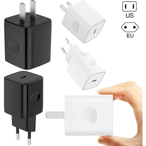 USB Charger 20W Fast Charging 18W Quick Charge 3.0 LED Display EU Wall Adapter For iphone 12 Pro Max 12 Mini 12 USB Adapter