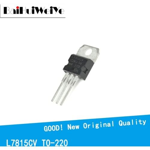 10PCS/LOT L7815 L7815C L7815CV 1.5A/15V TO-220 New and Original IC Chipset MOSFET MOSFT TO220 Three-Terminal Voltage Stabilizer