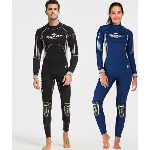 Men Women 3MM Full Close Body Neoprene Spearfishing Scuba Surfing Snorkeling Diving Suit Water Sport Triathlon JumpSuit WetSuit