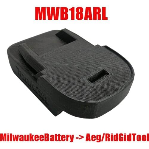 MWB18ARL Electric Power Tool Adapter Converter use Milwaukee 18V Li-ion Battery M18 on AEG RIDGID Lithium Machine