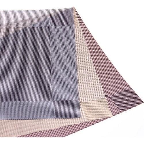 1PC Placemat pvc dining table mat slip-resistant disc pad bowl pad waterproof coaster table cloth pad Kitchen Tool