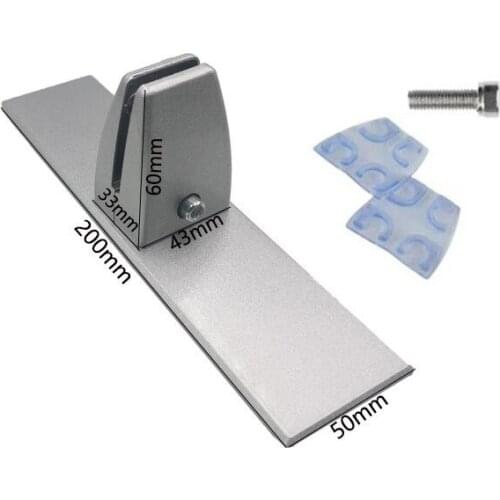 New No-need Punch Removable Aluminum Alloy Screen Clip Clamp For Desktop Baffle