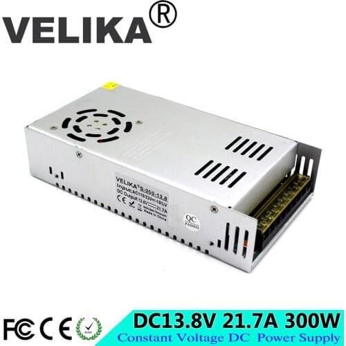 Single Output 300W 21.7A 13.8V DC Power Supply Switching Driver Lighting transformers AC 110 220V Input to DC13.8V SMPS