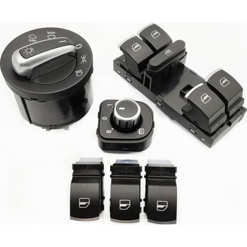 Window lifter Headlight Switch Side Mirror Fuel Tank Switch For Golf 5 6 Jetta 6 Tiguan Passat B6 CC Touran Scirocco 5ND941431A