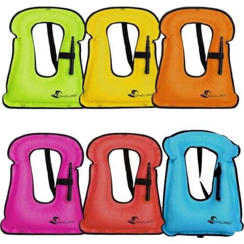 Buoyancy Vest Life Jacket Inflatable Swimsuit Mouth-Blowing Portable Inflatable Swimsuit Diving Auxiliary Life Jacket