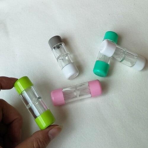 Portable Contact Lens Container Holder Bottle Tube Hard Glasses Case Protector Box Travel Glasses Holder Eyewear Accessories