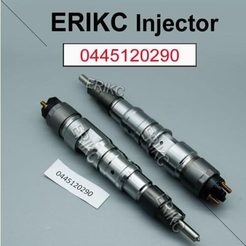 ERIKC spare parts common rail inyector 0445120290, jet 0445120290 and gun 0445120290 for yuchai BL_6Cyl_YC6