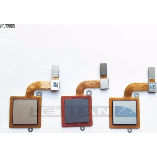 1pcs New Back Home Button Fingerprint Sensor Accessories Flex For Lenovo K6 Note