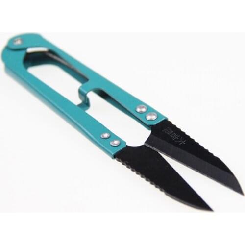 1Pc Scissors Nippers U Shape Clippers Steel High Quality Decorative Scissors Professional Tailor cut thread