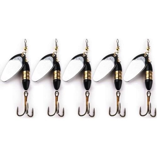 Shared With Fish 1Pcs Mixed Sequins Rotating Bait Spinner Bait Artificial Hard Bait Pesca Fishing Tackle