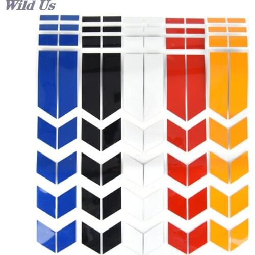15in*5.1in Motorcycle Reflective Stickers Wheel Car Decals On Fender Waterproof Decoration 1pc