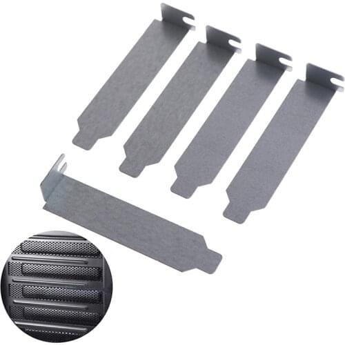 5Pcs/lot PCI Slot Cover Dust Filter Blanking Board Cooling Fan Dust Filter Ventilation PC Computer Case