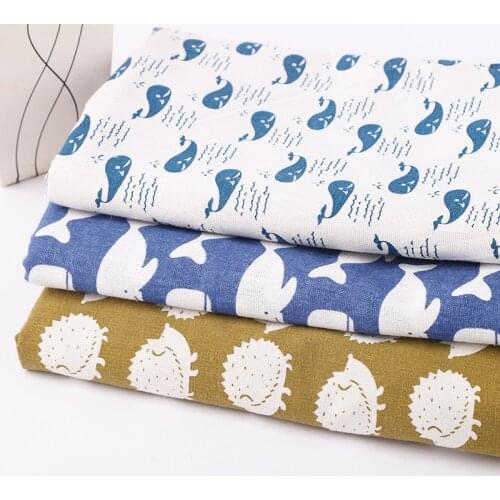 50X150CM Linen Fabric Household Table Cloth Decorative Cloth Handmade DIY Colored Linen Modern Simple All-terylene Cloth