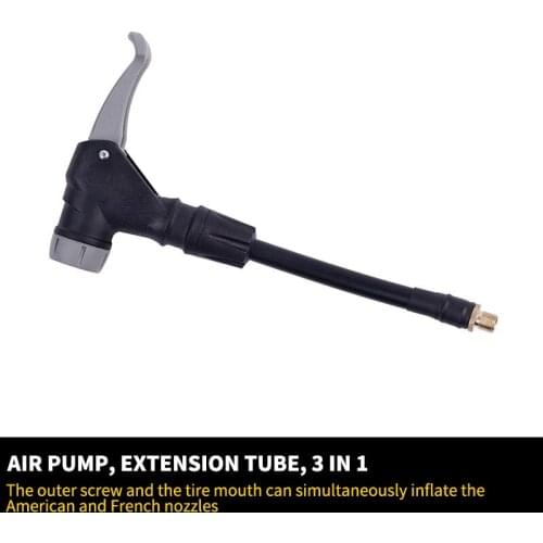 Car Air Pump Extend The Air Tube Multifunctional US FR Nozzle Through The Car Air Pump Convert The High-Pressure Air Tube