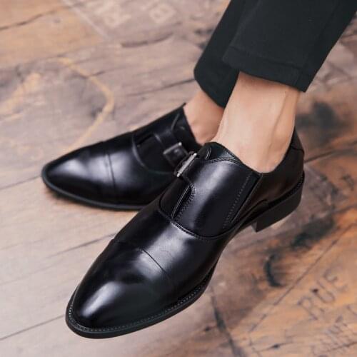 Big size Fashion Men Leather loafers Shoes Man Casual Shoes Slip on Male Outdoor Walking wedding Shoes Leather Driving Shoes w5