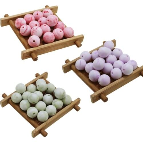 100pcs 15mm silicone Teething Beads 10mm DIY set Silicone Bead 12mm For Chewable Necklaces Accessories Nursing Teether Toys