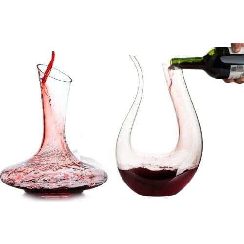 Wine Decanter-100% Hand Blown Lead-Free crystal Glass Wine Decanter, Red Wine Carafe, Wine Accessories, Wine Gift