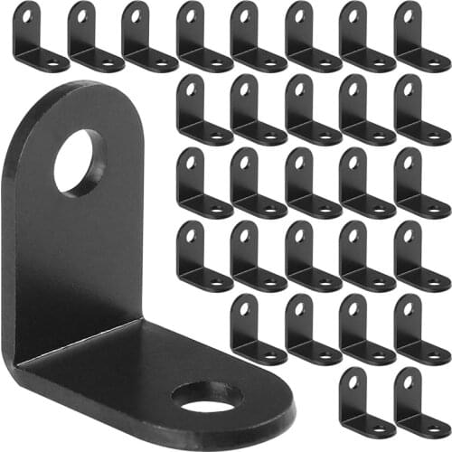 JFBL Hot 100PCS Angle Bracket,25 x 25 x 2mm Corner Brace, 90 Degree Internal Angle Brackets, Brackets Joint for Wood Furniture