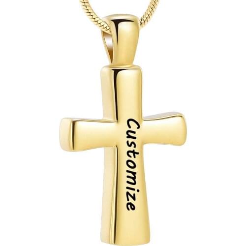 Cross Urn Necklaces Cremation Jewelry for Ashes Pendants Stainless Steel Memorial Keepsake Ash Jewelry