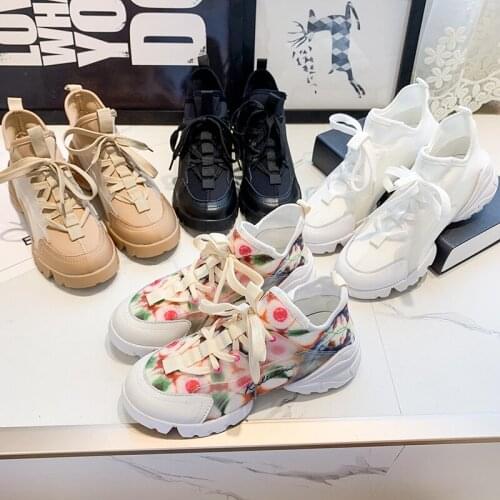 Fashion Shoes For Women Lace-up Comfortable Shoes Women Vulcanized Shoes 2020 Women Sneakers