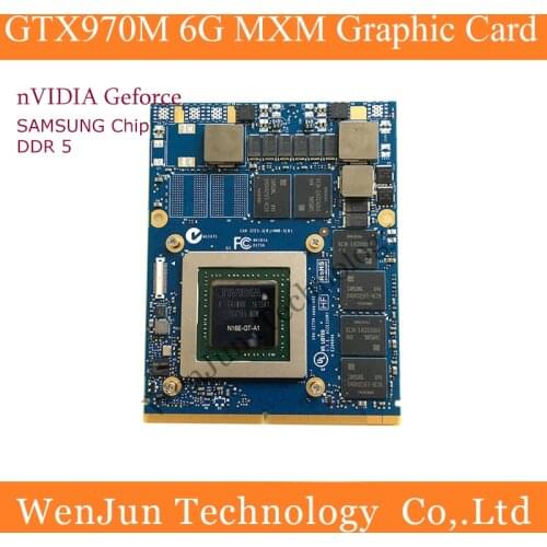 100% New GTX970M Video Card Dell Alienware HP MSI Inch Laptop MXM3.0 6GB GDDR5 board N16E-GT-A1GTX 970M Graphics Card