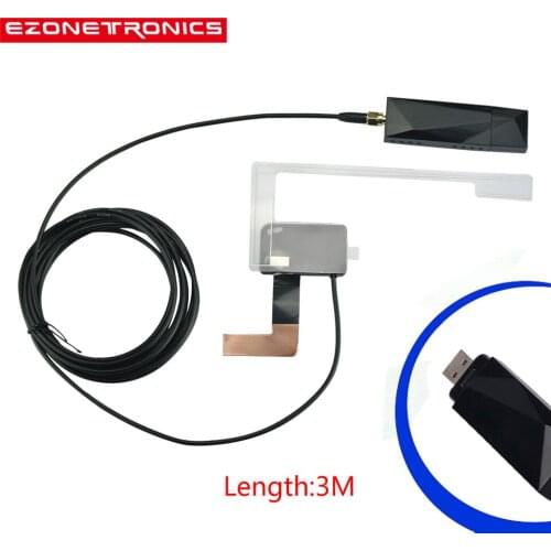 New DAB+ usb cable with antenna Tuner Receiver car Android4 5 6 7 8car dvd player radio gps with os and DAB application easy