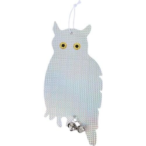 Garden decoration Bird repellent Owl scarecrow reflector