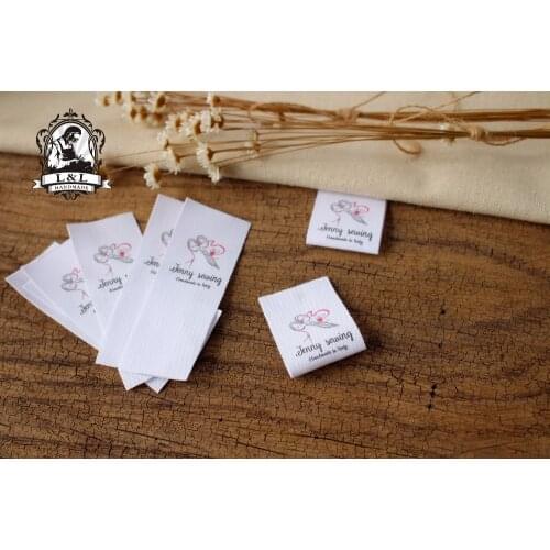 Custom Sewing labels / brand labels, Custom Clothing Tags, Cotton Ribbon label, Folding labels (MD523)
