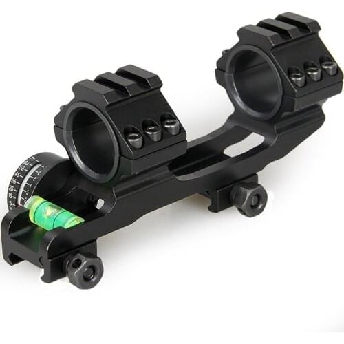 PPT Rifle Scopes Mount Double Ring fits 21.2mm Rail with 21.2mm Rail Black gs24-0185